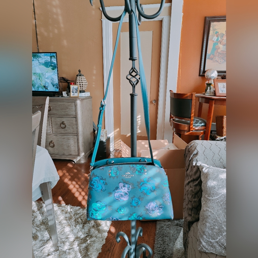 Coach floral purse